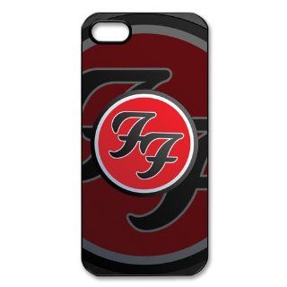 Popular rock band foo fighters double f logo hard plastic case for Iphone 5/5S Cell Phones & Accessories
