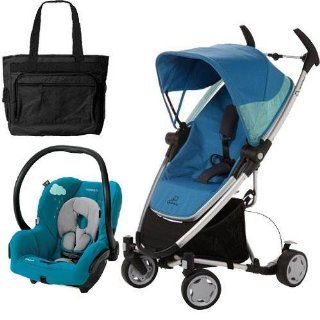Quinny CV080BFWKT2 Zapp Xtra Travel system with diaper bag and car seat   Blue Scratch : Infant Car Seat Stroller Travel Systems : Baby