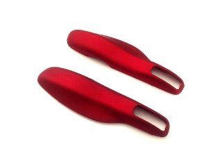 METALLIC RED Keyless Remote Side Blades For Porsche 991 981 Cayenne Panamera Automotive