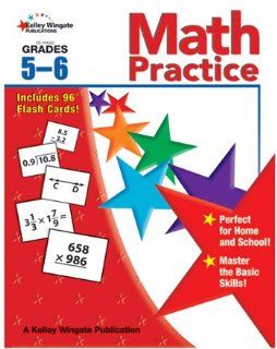 MATH PRACTICE GR 5 6 W/FLASH CARDS  Learning Materials Math Activity Books: Everything Else