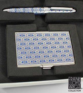 FTD Flowers Jewelry Frank Lloyd Wright Card Case and Pen : Rollerball Pens : Office Products