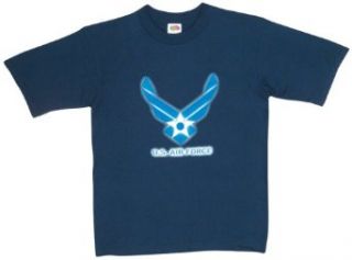 Air Force, Youth's T Shirt, Navy, Large: Novelty T Shirts: Clothing