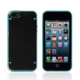 JBG Blue Frame Iphone 5C New Fashion Popular Style Hybrid Matte Hard Transparent PC + TPU Soft Gel Case Protective Cover for Apple iphone 5C: Cell Phones & Accessories