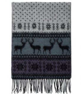 Reversible Reindeer Snowflake Christmas Scarf Ugly Sweater Party #P at  Mens Clothing store: Men Ugly Christmas Sweater