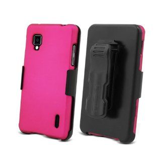 LG Optimus G LS970 Kombo Protex Rose Pink Cell Phones & Accessories