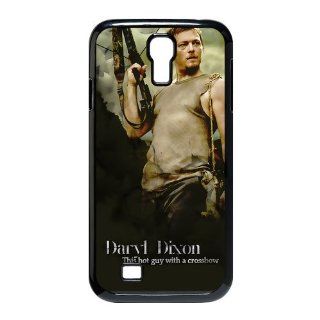 Custom Daryl Dixon Cover Case for Samsung Galaxy S4 I9500 S4 992 Cell Phones & Accessories