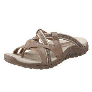 Skechers Reggae Soundstage Womens Thongs Sandals Taupe 5: Shoes