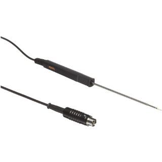 Testo 0635 1549 Robust Hot Bulb Probe with Handle, 3mm Tip,  20 to 70 Degree C Range, 4mm Diameter x 150mm Length: Test Probes: Industrial & Scientific