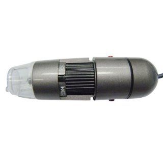 AUBIG 25X 600X 2.0MP 8LED USB Digital Handheld Microscope Endoscope Video Camera Magnifier Measure Software: Industrial & Scientific