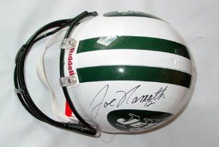 Joe Namath Autographed Signed NY Jets Helmet PSA & Video Proof: Sports Collectibles