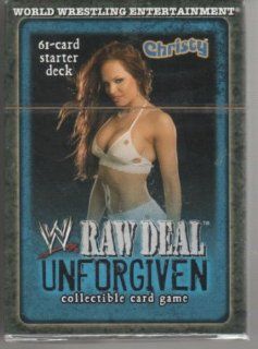 WWE Raw Deal Unforgiven Starter Deck Christy: Toys & Games