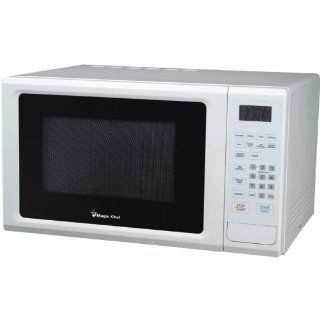 Magic Chef Mcm1110W 1.1 Cubic Feet 1,000 Watt Microwave With Digital Touch, White: Kitchen & Dining