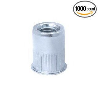 Ribbed "K" Series Rivet Nuts   Material Stainless Steel, Thread Size 10 24 UNC, Grip Range .020 .130, 1000 Piece Box Hardware Blind Rivets