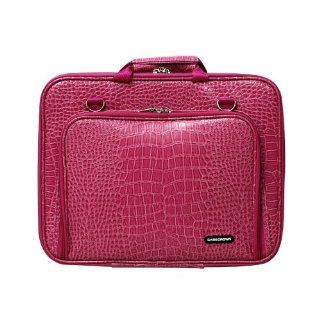 CaseCrown Memory Foam Pocket Case (Alligator Hot Pink) for 15 Inch Laptop: Computers & Accessories