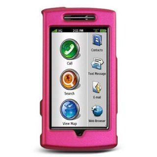 Garmin Nuvifone G60 Crystal Rubber Case Hot Pink: Cell Phones & Accessories