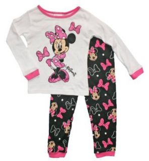 Minnie Mouse Toddler Girls 12M 5T Cotton Pajama Set (24 Months): Kids Clothes Girls: Clothing