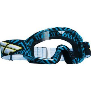 Fly Racing Zone Adult Motocross/Off Road/Dirt Bike Motorcycle Goggles Eyewear   Blue/Black/Clear / One Size Automotive