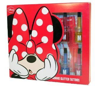 Disney Minnie Mouse Glitter Tattoo Kit: Toys & Games