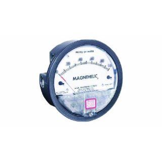 Dwyer Magnehelic Series 2000 Differential Pressure Gauge, Range 0.05 0 0.20"WC: Industrial Pressure Gauges: Industrial & Scientific