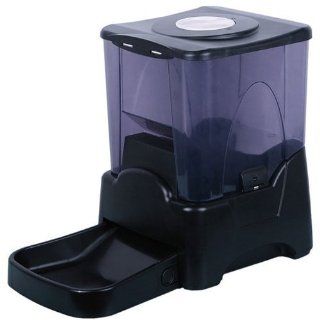 Automatic Pet Dog Cat Feeder 4 Feeding Times Large Scoop : Pet Self Feeders : Pet Supplies