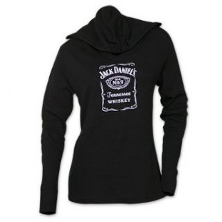 Jack Daniel's Women's Hoodie   Black: Novelty Athletic Sweatshirts: Clothing