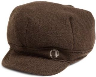 Ben Sherman Men's Boiled Wool Cap, Brown, One Size at  Mens Clothing store