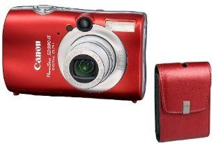Canon Powershot SD990IS 14.7MP Digital Camera with 3.7x Optical Image Stabilized Zoom Canon Limited Edition Kit (Red)" " : Camera & Photo