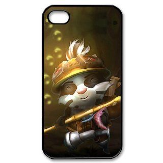 LOL Forest hunter Teemo Stylish Printing Iphone 4 DIY Cover Custom Case 034 02 Cell Phones & Accessories