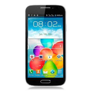 Unlocked Quadband Dual Sim Android 4.1 Os with 5 Inch Touch Screen Smart Phone   At&t, T mobile, H20, Simple Mobile and Other GSM Networks (Black) with Free case: Cell Phones & Accessories