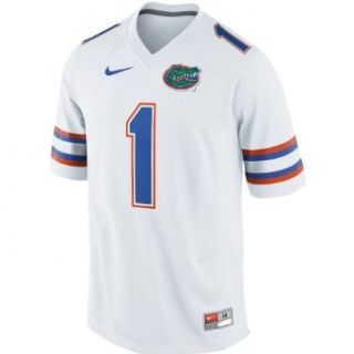 NIKE Youth Florida Gators Game Replica Football Jersey   Size Large, White Clothing