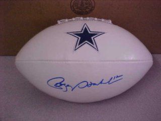 Roger Staubach Hand Signed Autographed Dallas Cowboys Full Size NFL Football 