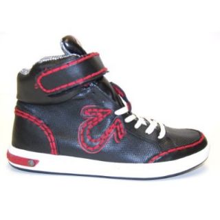 True Religion Mens 'Carson Perf' Sneaker Shoe, Black/Red, US 10.5: Fashion Sneakers: Shoes
