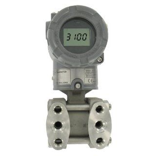 Mercoid Process Differential Pressure Transmitter, 3100D 4 FM 1 1 LCD, Hart Communications, Explosion Proof, 0 750 In W.C.