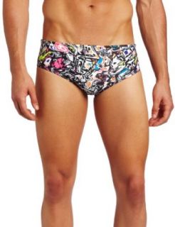 Speedo Men's Flipturns Juxtapose Endurance Lite Water Polo Brief Swimsuit, Black, 38 at  Mens Clothing store: Athletic Swim Briefs