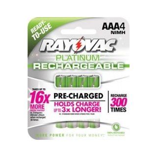 Rayovac Platinum NiMH AAA Battery (4 pack)   General Use Batteries