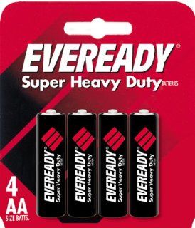 Eveready Heavy Duty, 4 AA Batteries: Health & Personal Care