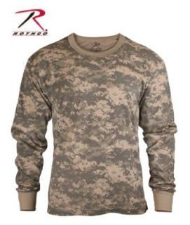 Rothco long sleeve t shirt / acu digital camo: Military Apparel Shirts: Clothing
