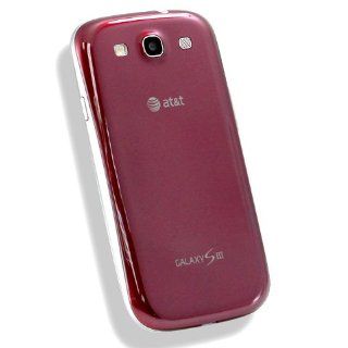 Original Genuine OEM Red Rear Back Battery Cover Door Replacement Fix For att Samsung i747 Galaxy S3: Cell Phones & Accessories