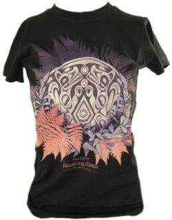 Twilight (Breaking Dawn, Eclipse) Womens T Shirt   Team Jacob Wolf Tatt Against Foilage on Black (Extra Large) Clothing
