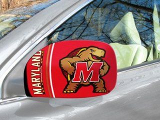 Fanmats University of Maryland Sports Team Logo Vehicle SUV Truck Decorative Small Mirror Cover : Sports Fan Automotive Mirror Covers : Sports & Outdoors