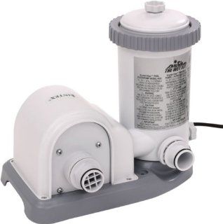 Intex 1500 GPH Above Ground Pool Filter Pump REPLACEMENT ONLY WITH HOSES : Swimming Pool Cartridge Filters : Patio, Lawn & Garden