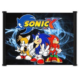 Sonic X Anime Fabric Wall Scroll Poster (21" x 16") Inches : Prints : Everything Else