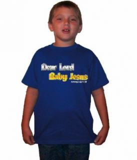One Liners TALLADEGA NIGHTS "DEAR LORD BABY JESUS" MOVIE LINE TODDLER T SHIRT IN NAVY  XLarge Clothing