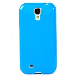 Doinshop Blue Durable Fashion Soft Gel TPU Silicone Case Cover for Samsung I9500 Galaxy S4: Cell Phones & Accessories
