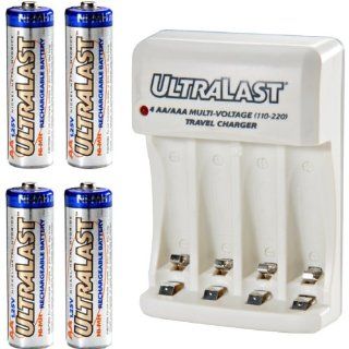 UltraLast Multi Voltage AA/AAA NiMH Battery Charger Kit: Electronics