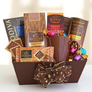 California Delicious Godiva Coffee House Gift Basket : Gourmet Coffee Gifts : Grocery & Gourmet Food