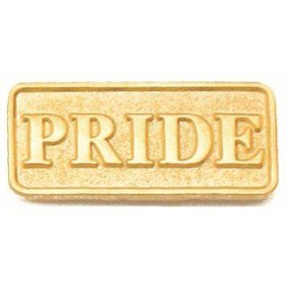 Gold Plated PRIDE Lapel Pin 7/8": Jewelry