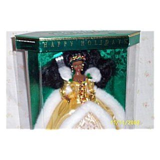 1994 Happy Holidays Barbie Doll African American: Toys & Games