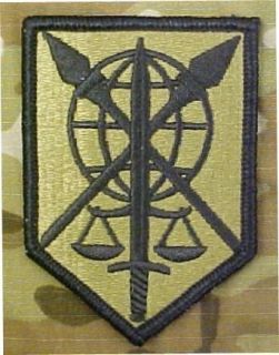 200th MP Command (Military Police) OCP Multicam (TM) Patch: Clothing
