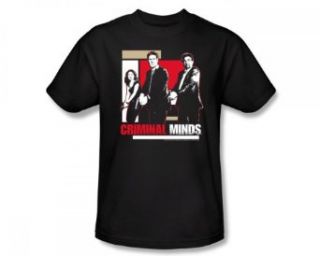 Criminal Minds Guns Drawn Panels CBS TV Show T Shirt Tee: Clothing